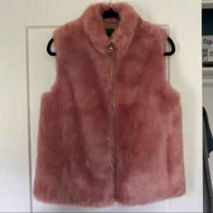 J.Crew faux fur vest